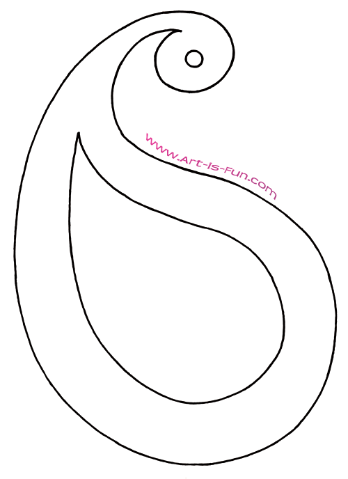 How to Draw Paisley: A Fun Easy Step-by-Step Drawing Lesson — Art is Fun