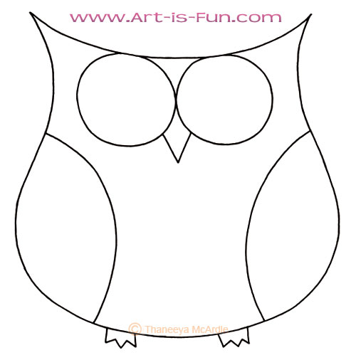 How To Draw An Owl Learn To Draw A Cute Colorful Owl In This Easy Step By Step Drawing Lesson Art Is Fun