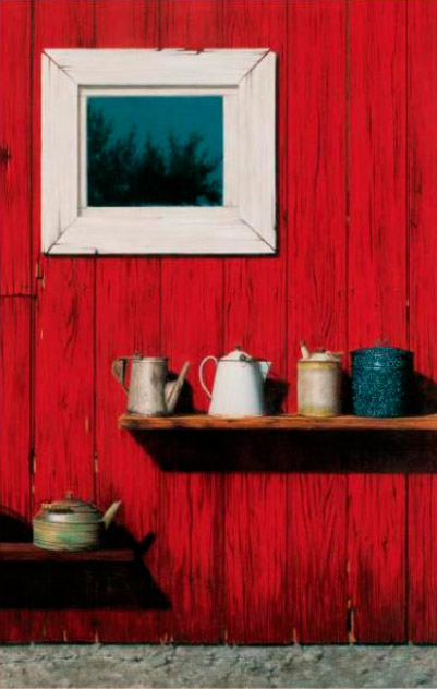 One of the examples of Cecile Baird's colored pencil art, shown in her book Painting Light with Colored Pencil