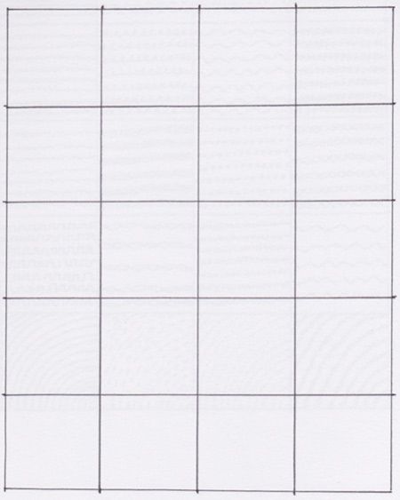 Blank Grid for our sketchbook assignment