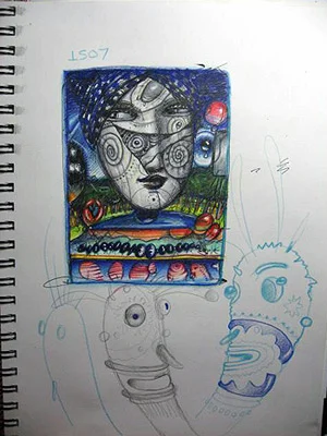 John Kurtz Drawing Process
