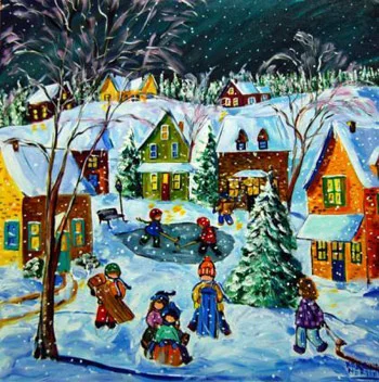 Naive Expressionist Art by Katerina Mertikas