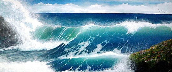 Ocean art of Alan Minshull