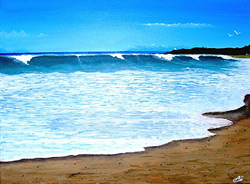 Ocean Shore Painting