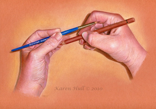 Karen Hull的写实绘画