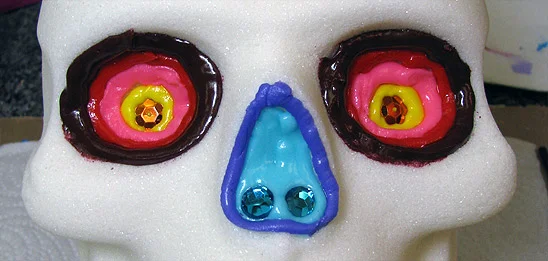 How to Decorate Sugar Skull Eyes