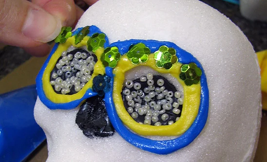 Sugar Skull Eye Decorating