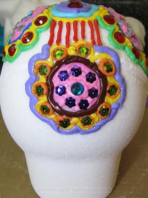 Sugar Skull Mandala Decorations
