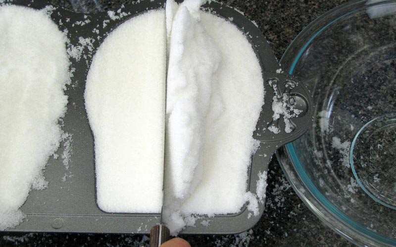 Making and Scraping a Large Sugar Skull