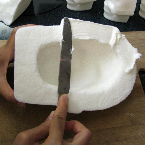 Applying Royal Icing to Life-Size Sugar Skulls