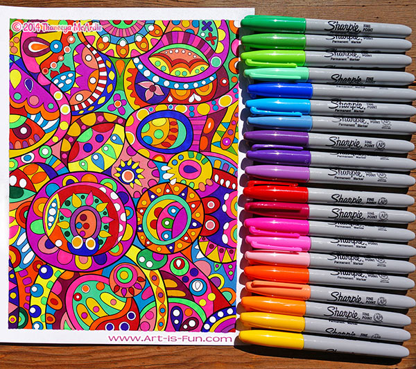 Coloring Supplies: The Best Markers, Colored Pencils, Gel Pens