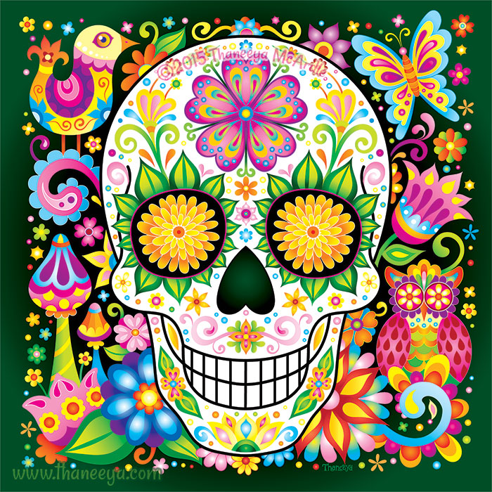 Thaneeya McArdle的Natur必威西蒙体育 欧盟体育e Sugar Skull