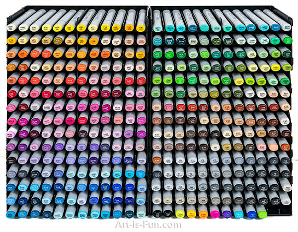 80 Colours Alcohol Brush Markers Double Tipped (Brush & Chisel Tip) Sketch  Markers, Artist Art Markers for Adult Coloring and Illustration, Bonus 1  Blender : Amazon.co.uk: Home & Kitchen