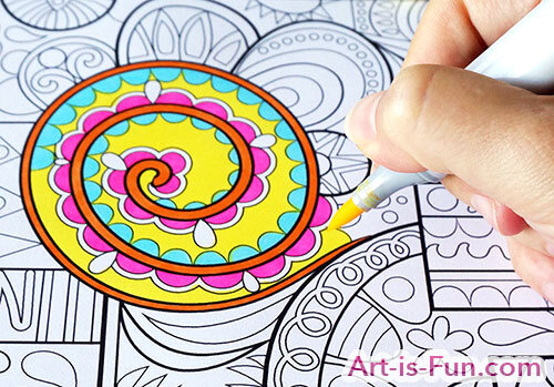 Coloring with ArtBeek Markers