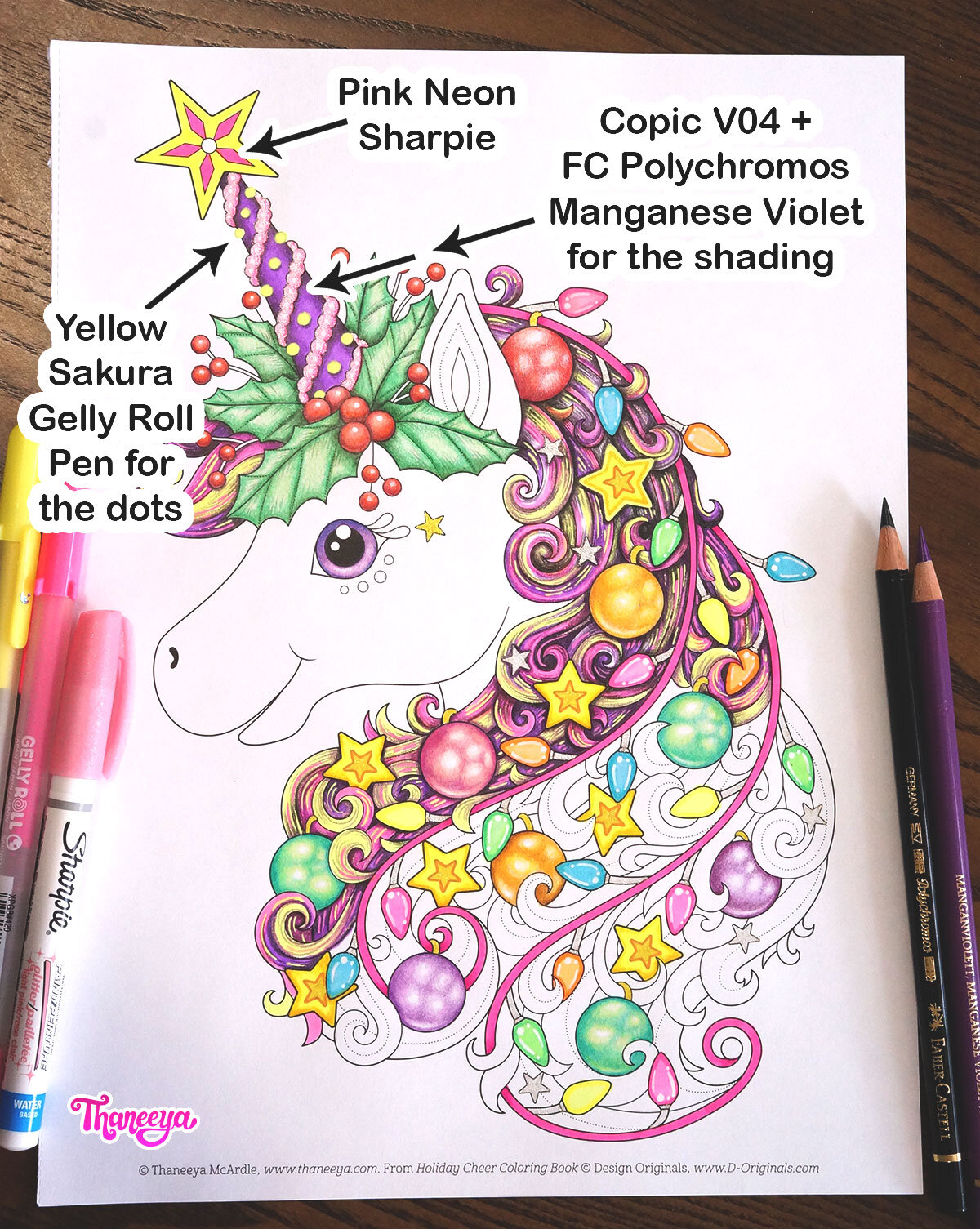 Christmas Coloring Book by Thaneeya McArdle —