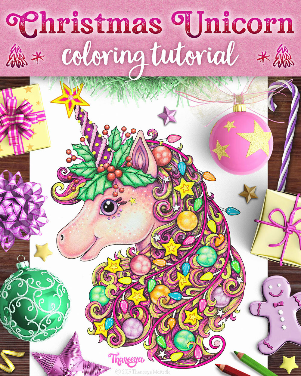 Unicorn Coloring Page Tutorial - Detailed Coloring Lesson & Tips — Art is  Fun