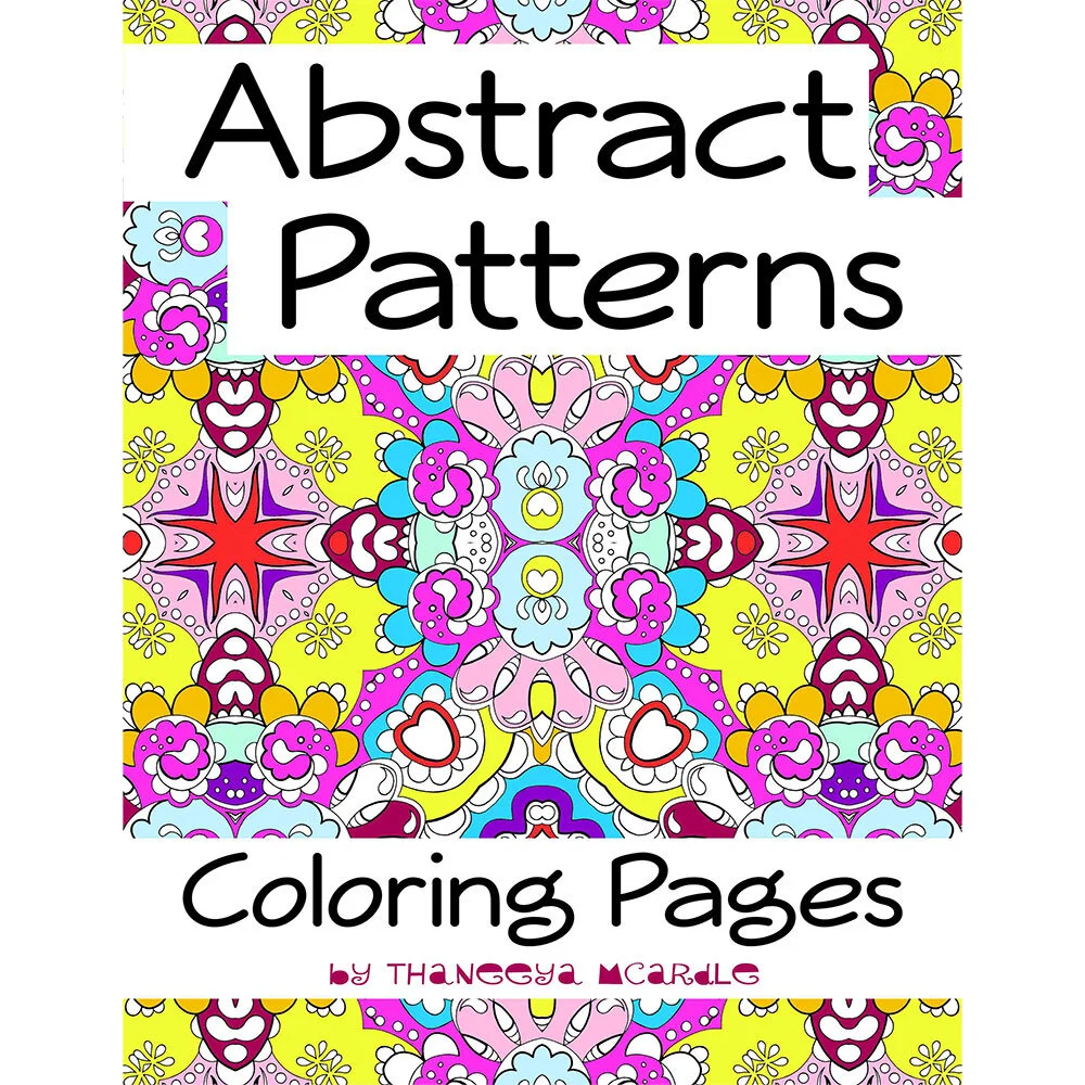 more abstract coloring pages for adults