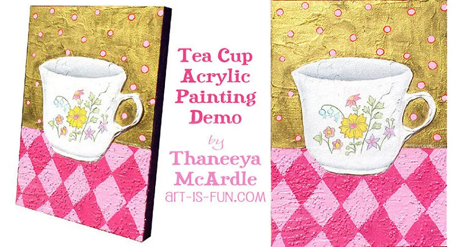 Acrylic Texture Medium Tutorial - Easy Step-by-Step Painting Demo — Art ... - Acrylic Texture Medium