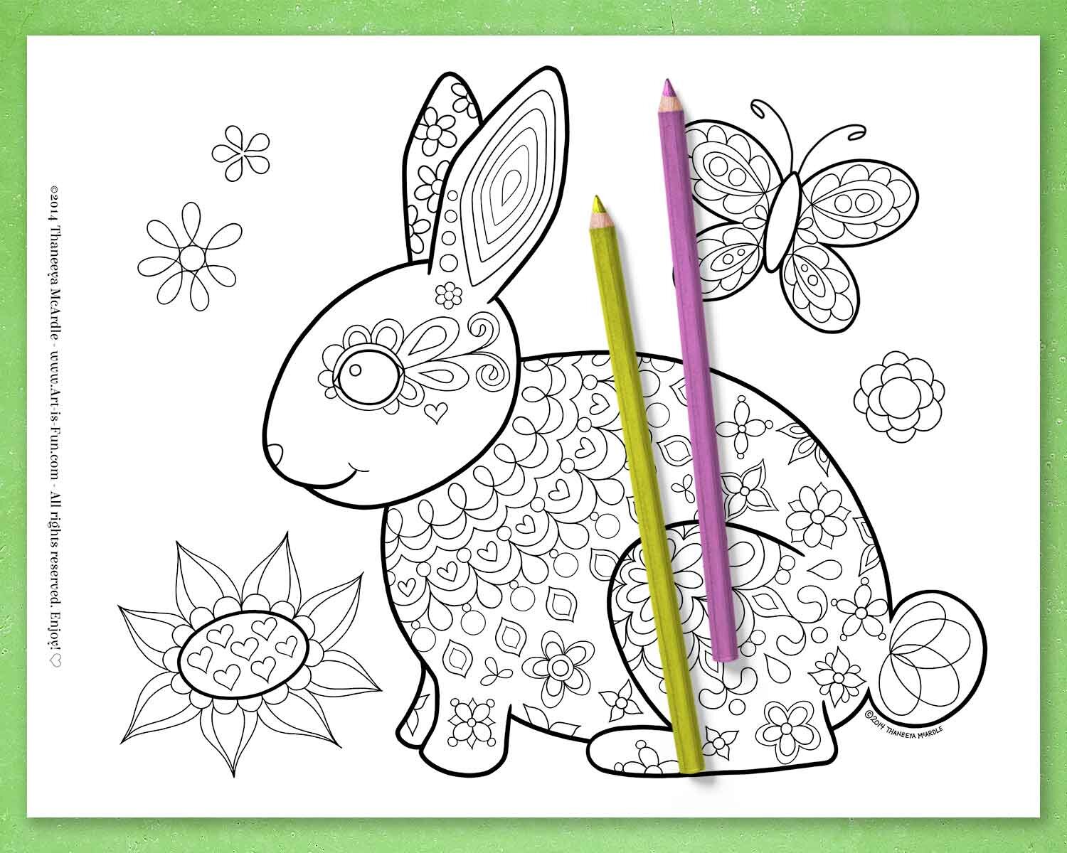Groovy Animals Coloring Pages   Fun Printable E Book of 21 ...