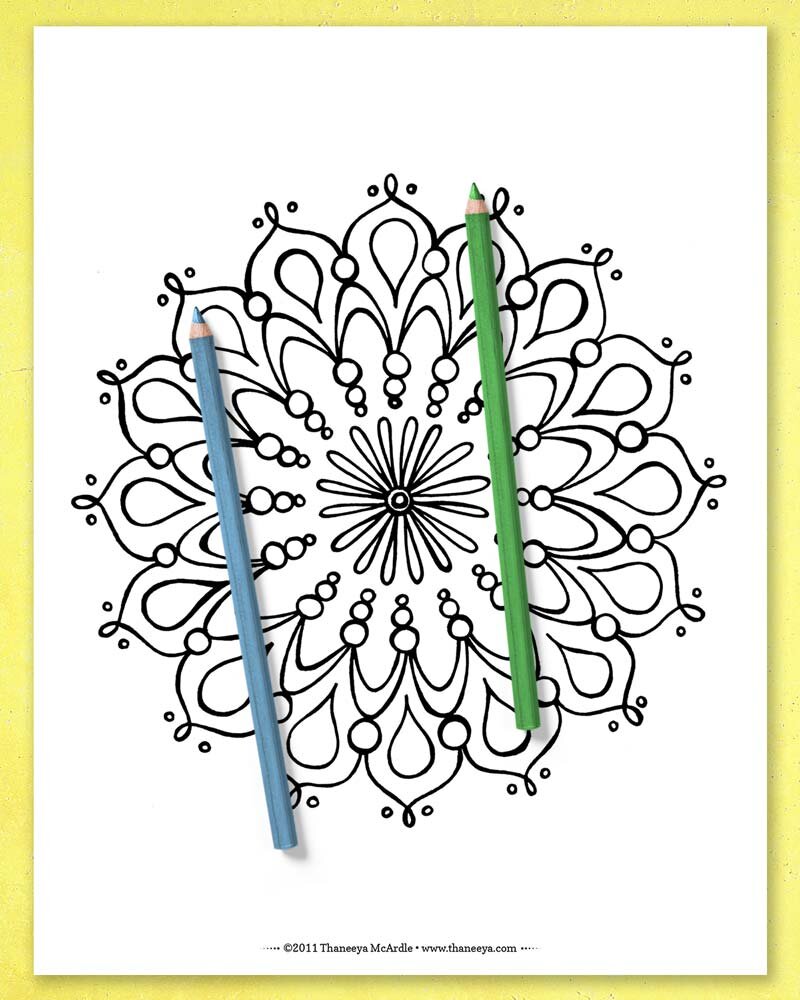 Mandala Coloring Pages   20 Printable Mandalas to Color — Art is Fun
