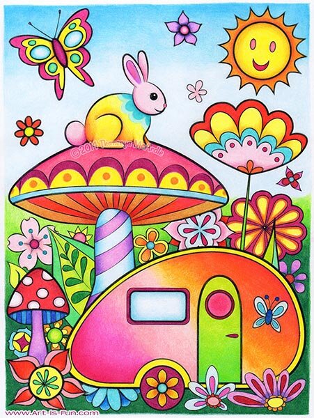 Featured image of post Creative Colorful Drawings Easy / Cool drawings | colorful drawings, color pencil drawing.