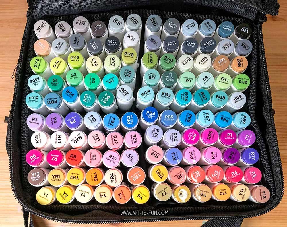 variable cash Picket Ohuhu Markers - An Honest and Detailed Review of Ohuhu Brush Markers by a  Professional Artist — Art is Fun