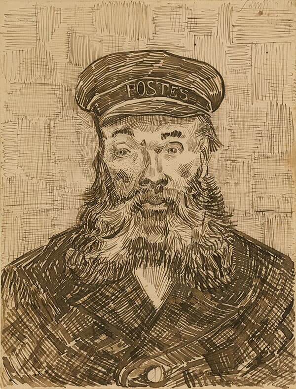 邮差约瑟夫·鲁林的画像，梵高