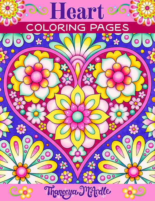 Free Printable Adult Coloring Pages + Tips for Blending Colors