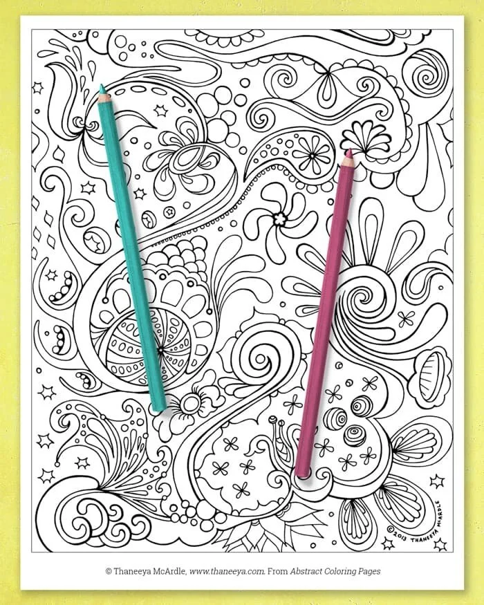 Adult Colouring Book Flip Through and Color - Colorya Colouring