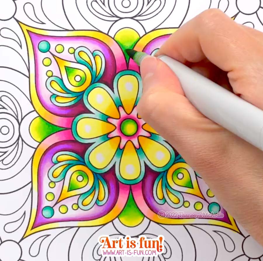 Alcohol Marker Techniques: Learn How to Create Beautiful Blends with Alcohol  Markers — Art is Fun