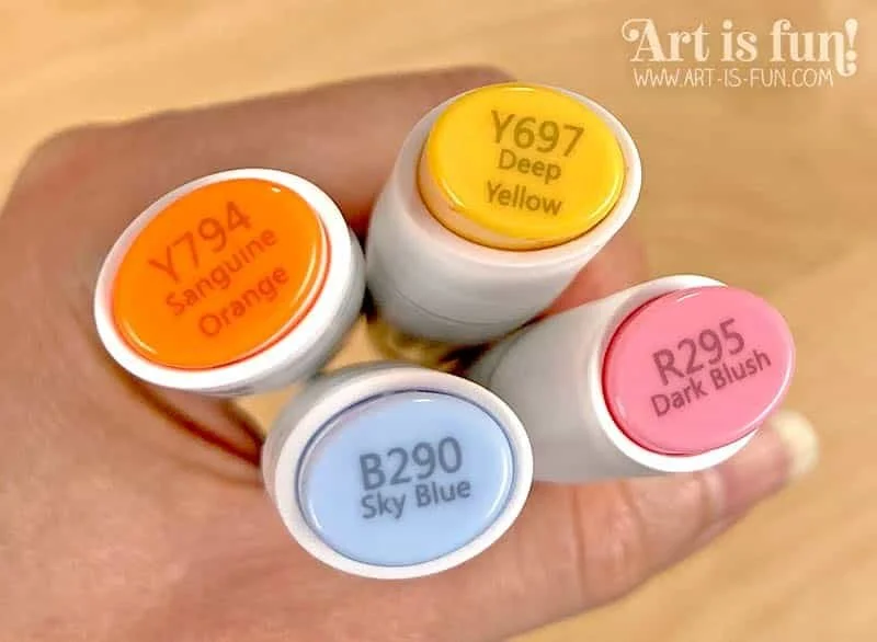 Ohuhu Kaala Markers - Fine Tip Alcohol Markers