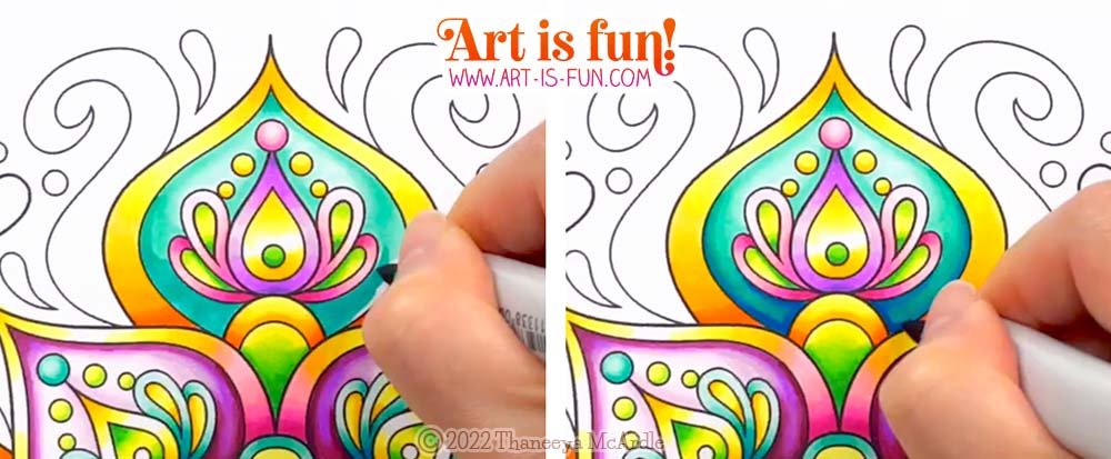 Alcohol Marker Techniques: Learn How to Create Beautiful Blends with  Alcohol Markers — Art is Fun
