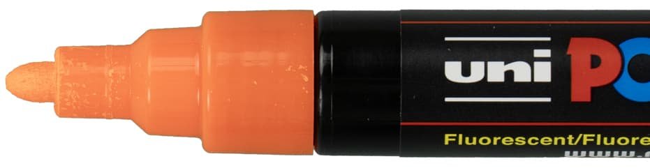 Uni Posca PC-1M Black Acrylic Water-Based Paint Pen Bullet Shaped 0.7mm