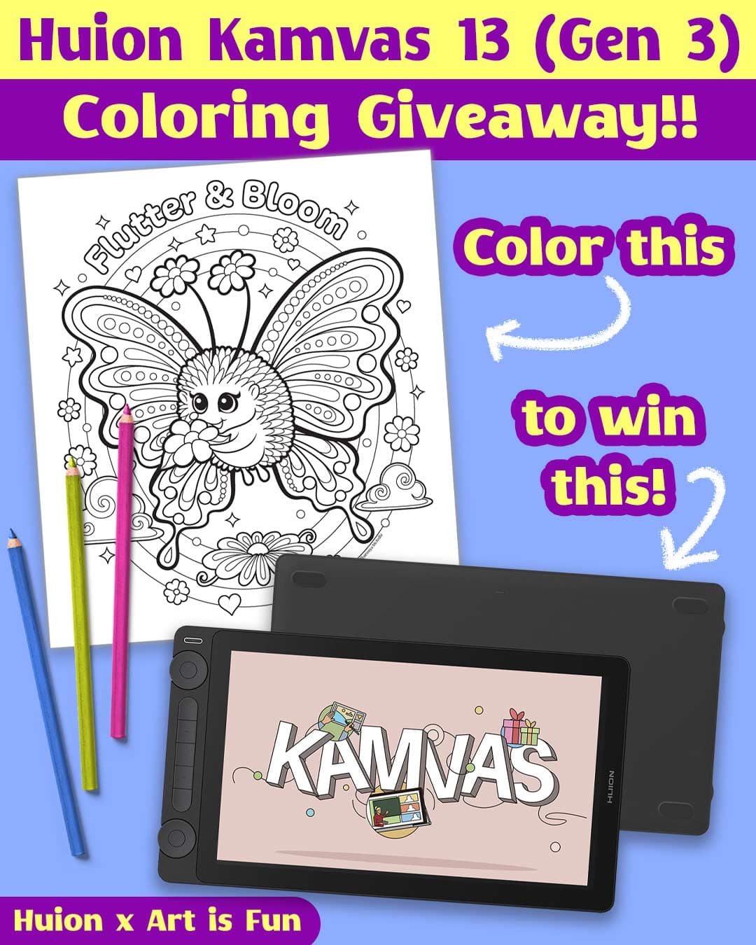 Huion Giveaway - hosted by Thaneeya McArdle and Huion