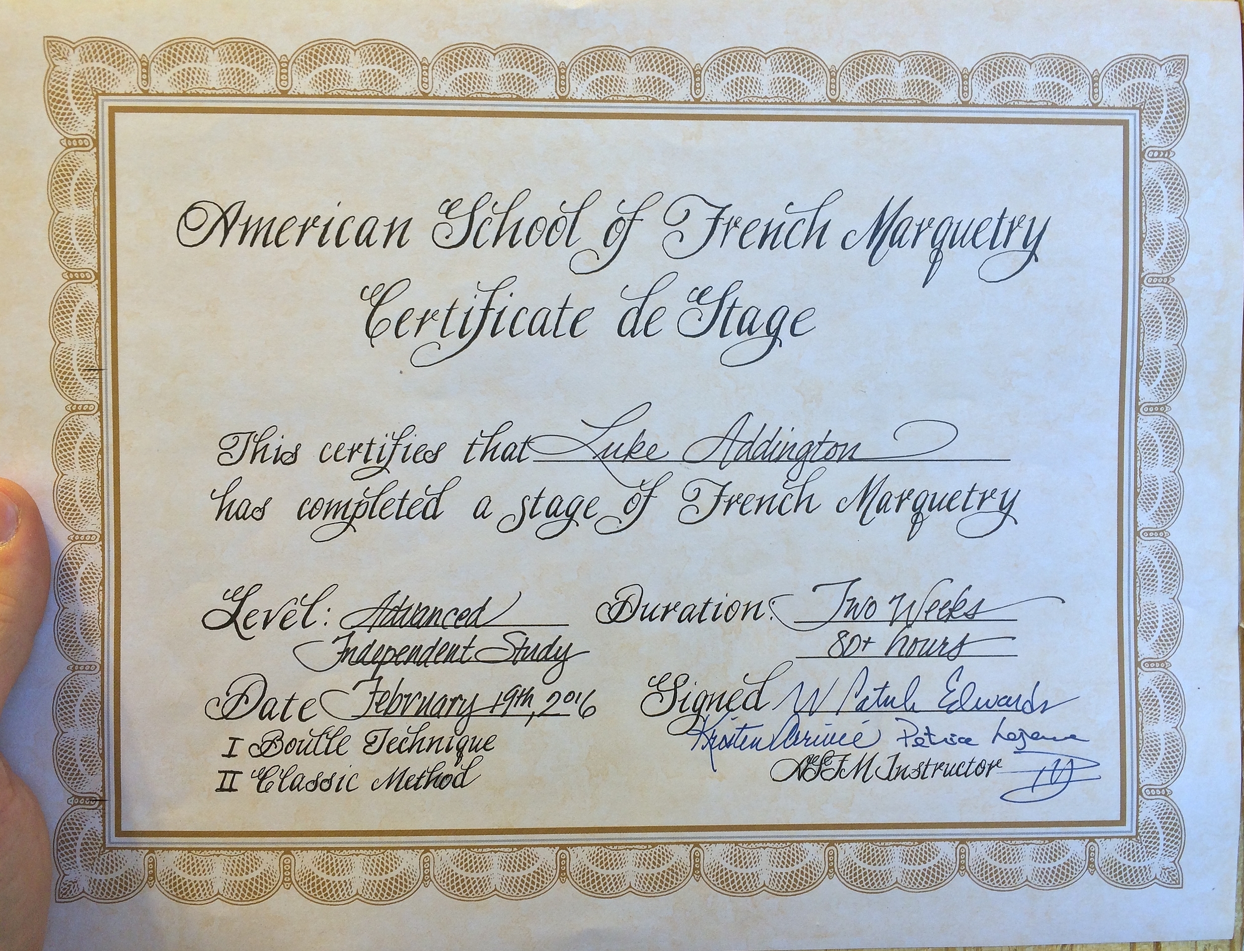 My diploma!
