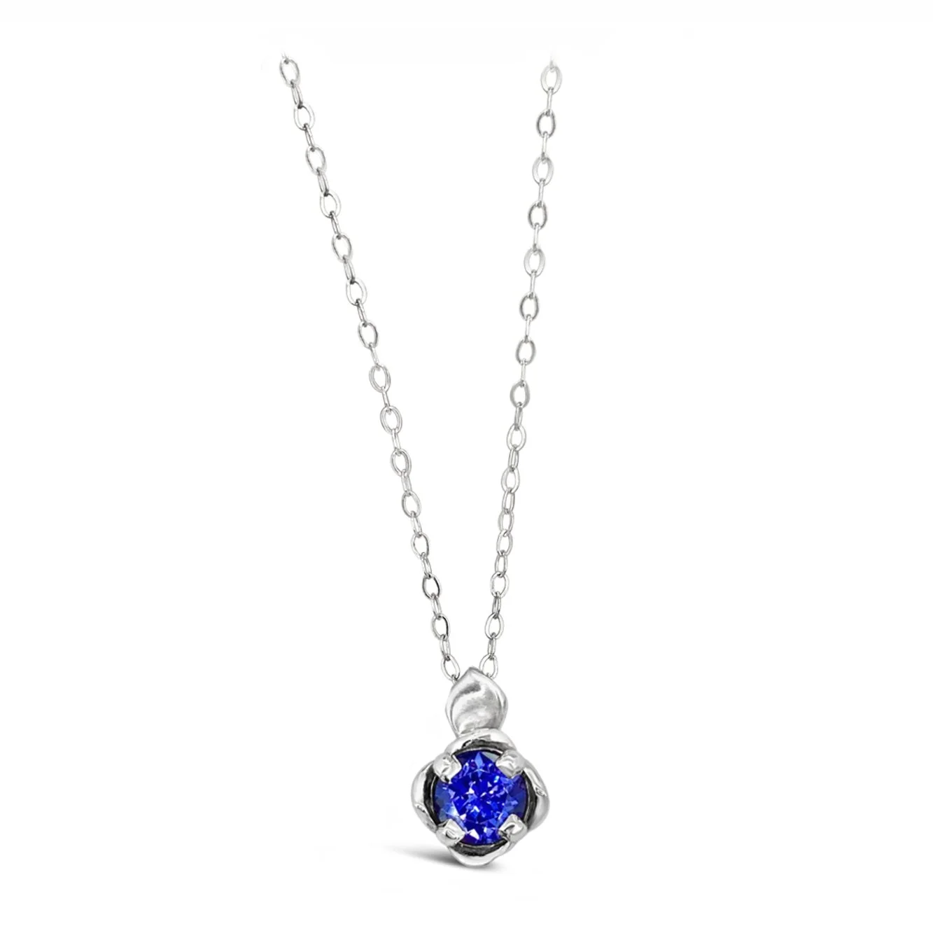 SOLD// Tanzanite Femme Petale Classic Tulip Pendant