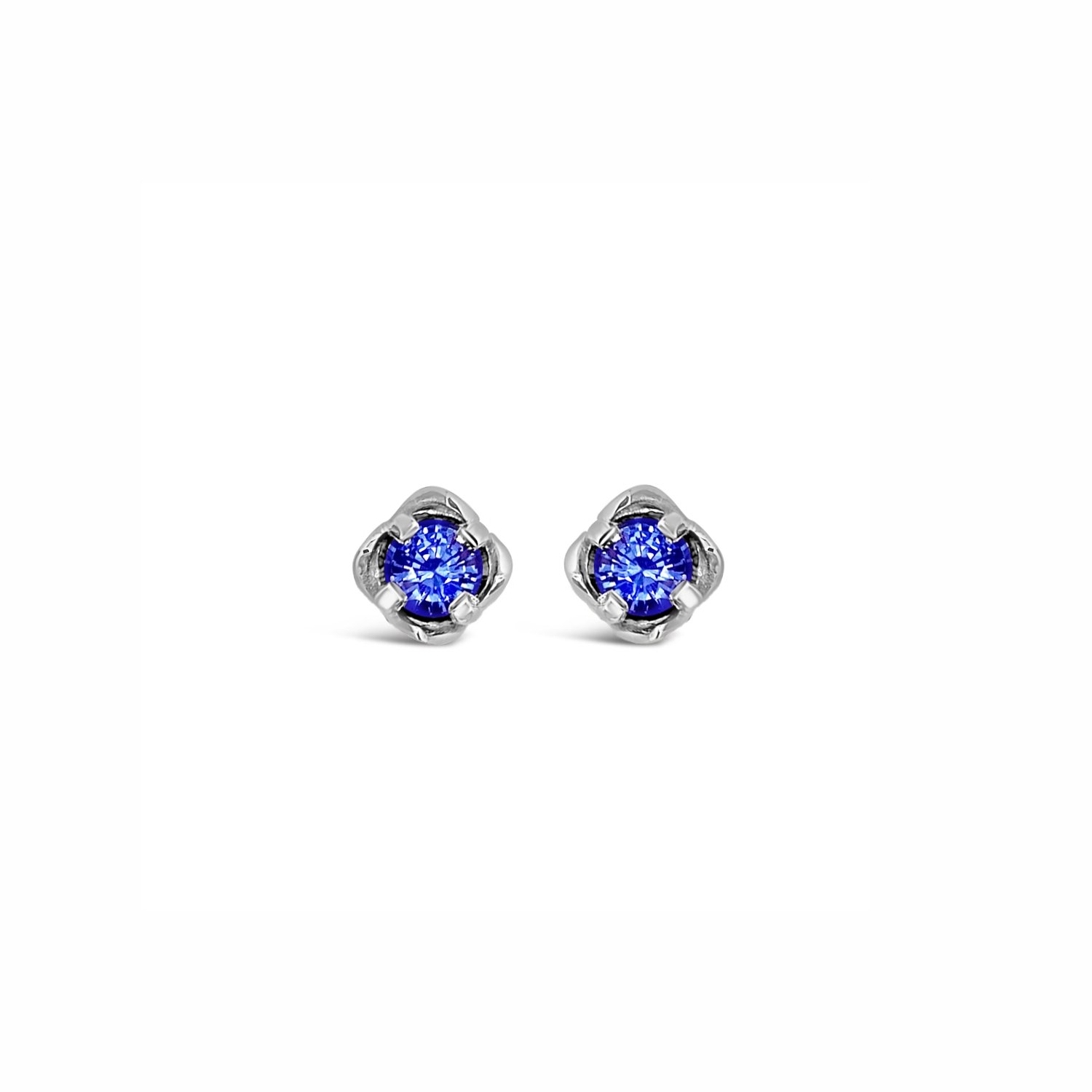 Blue Sapphire Femme Petale Classic Tulip Stud Earring