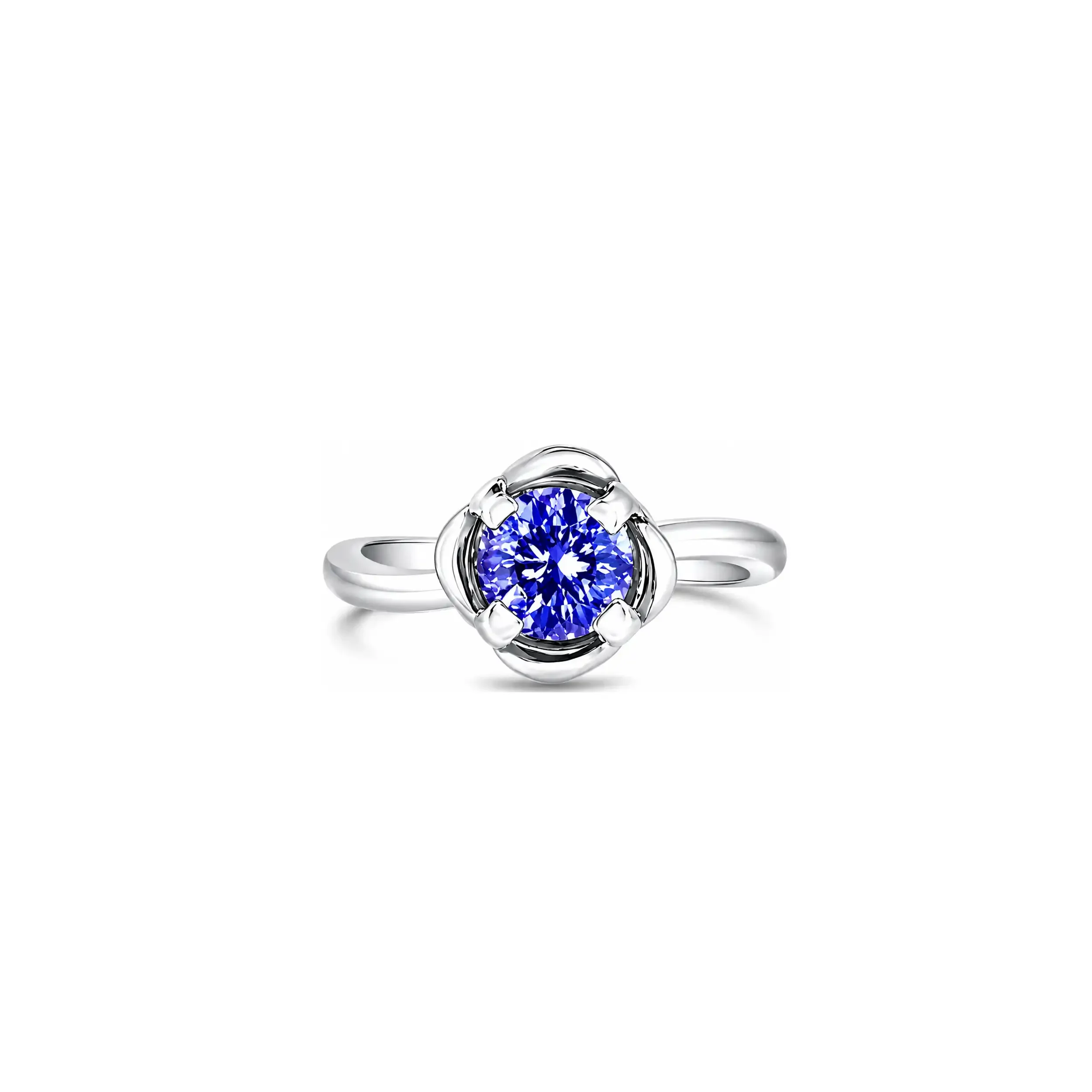 Purple Sapphire Femme Petale Classic Tulip Ring