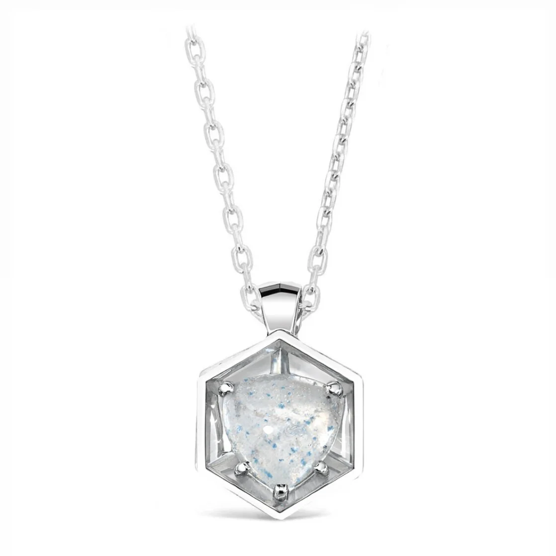 Gilalite in Quartz COSMOS PORTAL Men's Necklace, SS