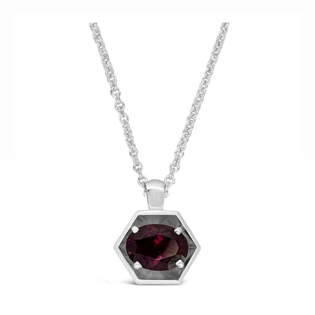 Rhodolite Garnet COSMOS Necklace
