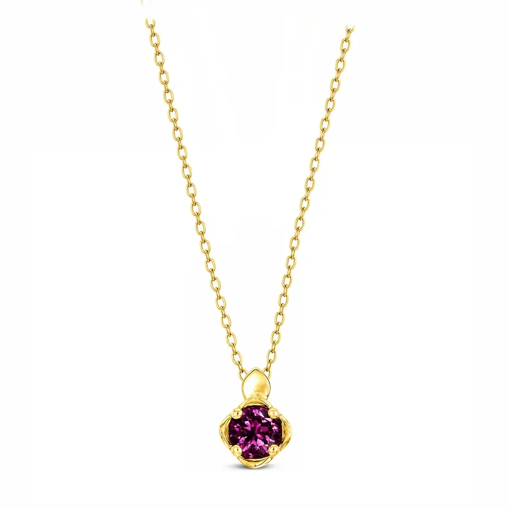 Pink Tourmaline Femme Petale Classic Tulip Necklace