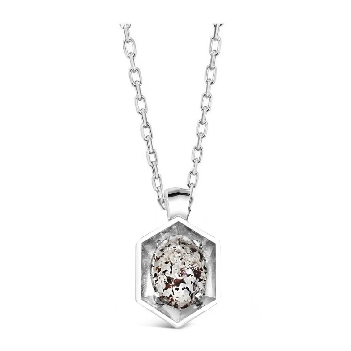 Fire Quartz COSMOS Men's Necklace, SS