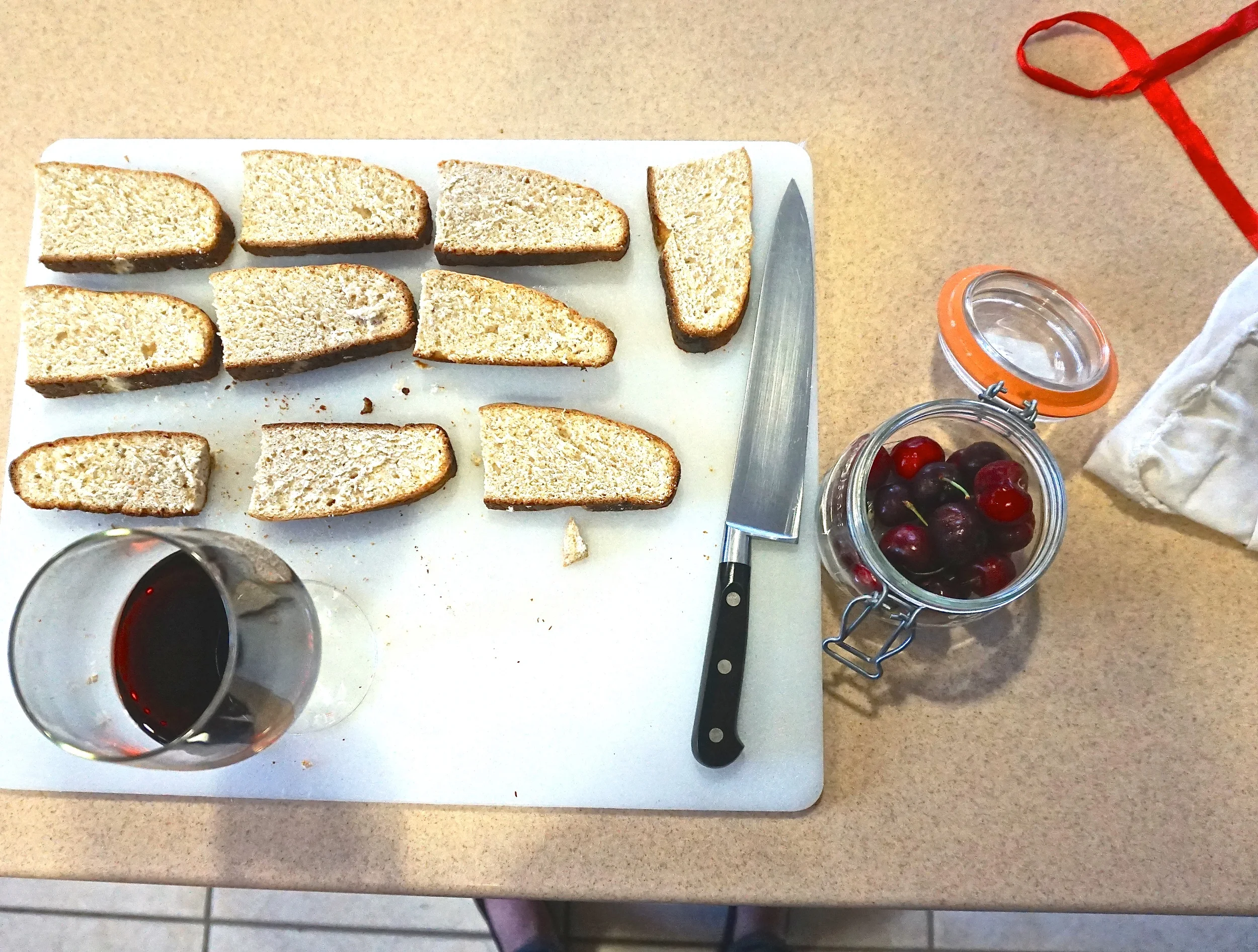 This was my third batch which I made in an 8' x 8' pan. In a regular loaf pan it will be twice as tall, but equally as delicious. 