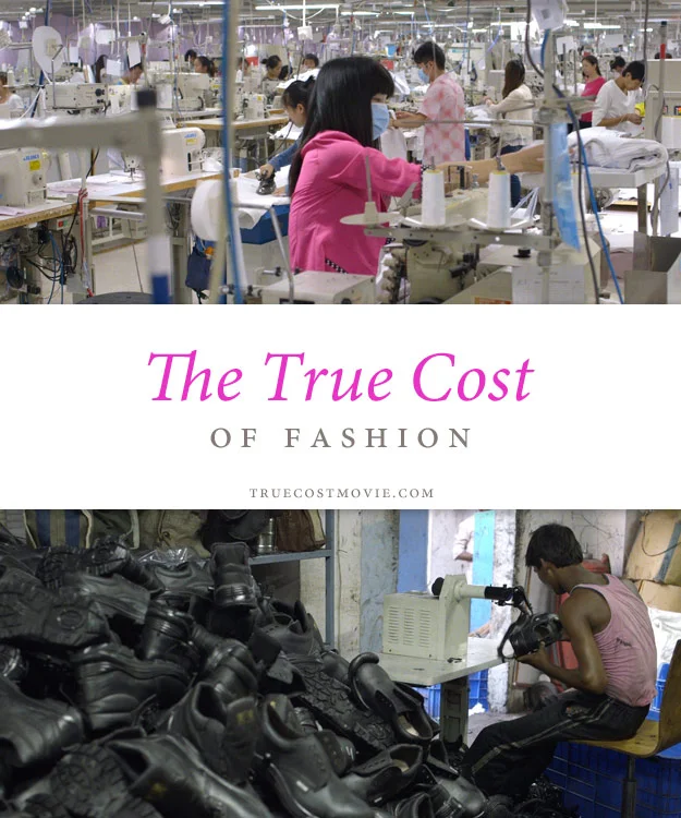 None of the pictures in this post are mine. They are all credited to The True Cost. 