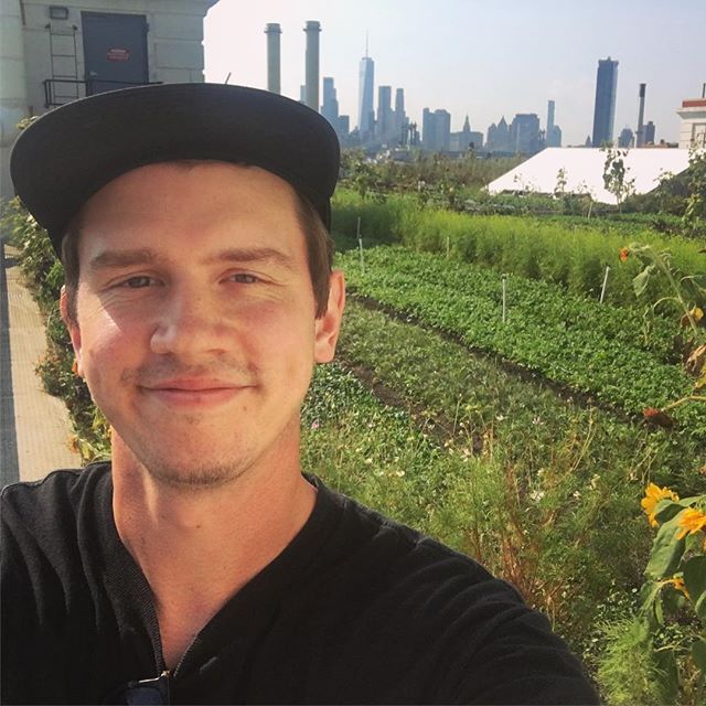 Rooftop visit ! @brooklyngrange fairytale eggplant &amp; shishitos for tonight&rsquo;s @gastroworksnyc collaboration dinner  #yum #rooftop #farm #chef #organic #food #vegetables