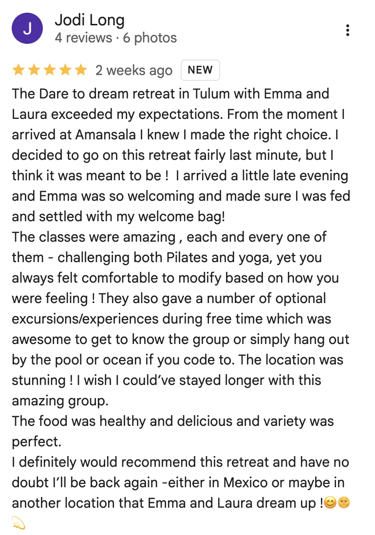 yoga and pilats retreat mexico