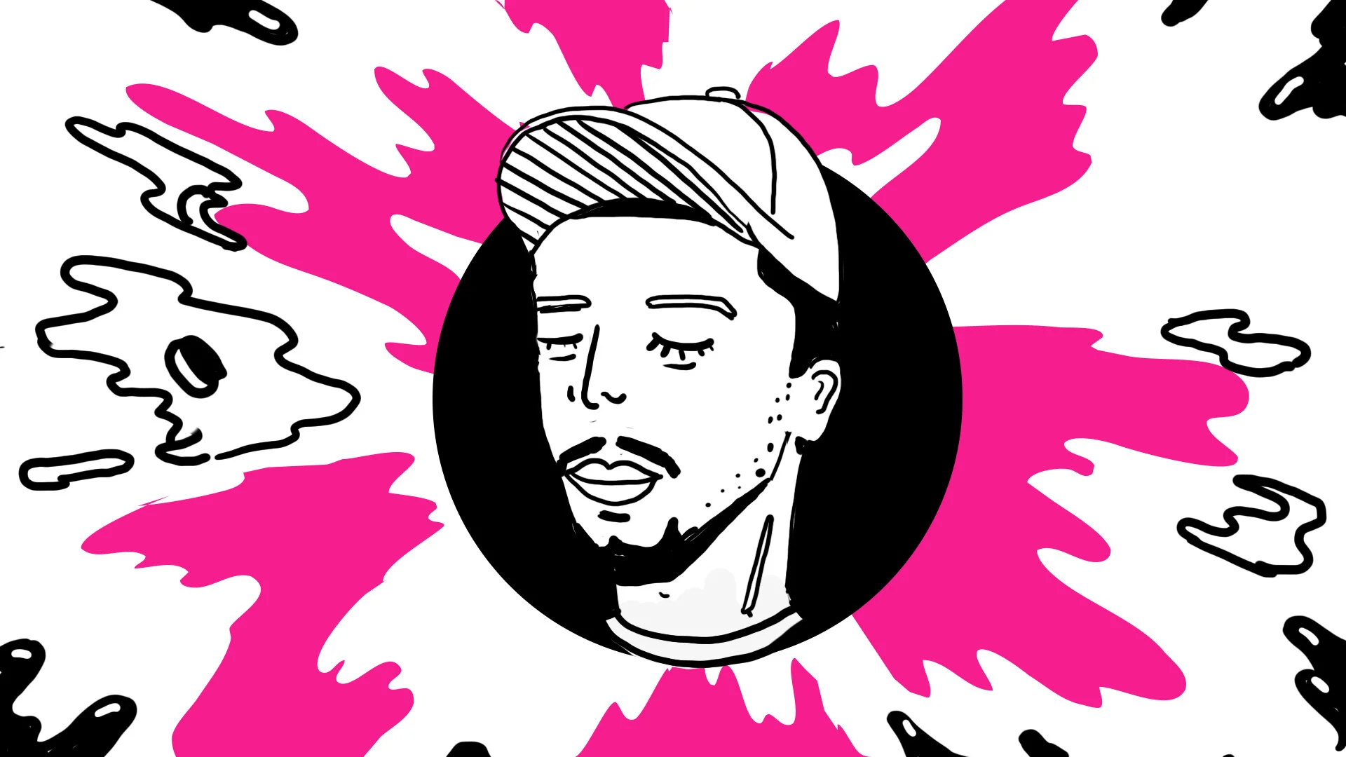  … then at the beat of “know know know know”  we see a different splash of colour each time he pronouces the word. Blasting off everything bad around him. 