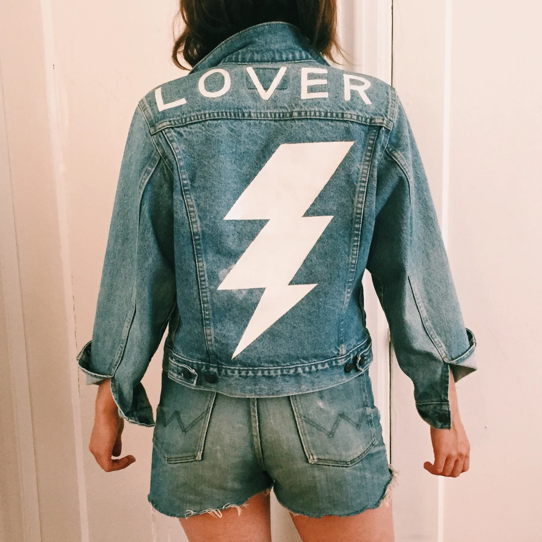 "LOVER" Denim Jacket