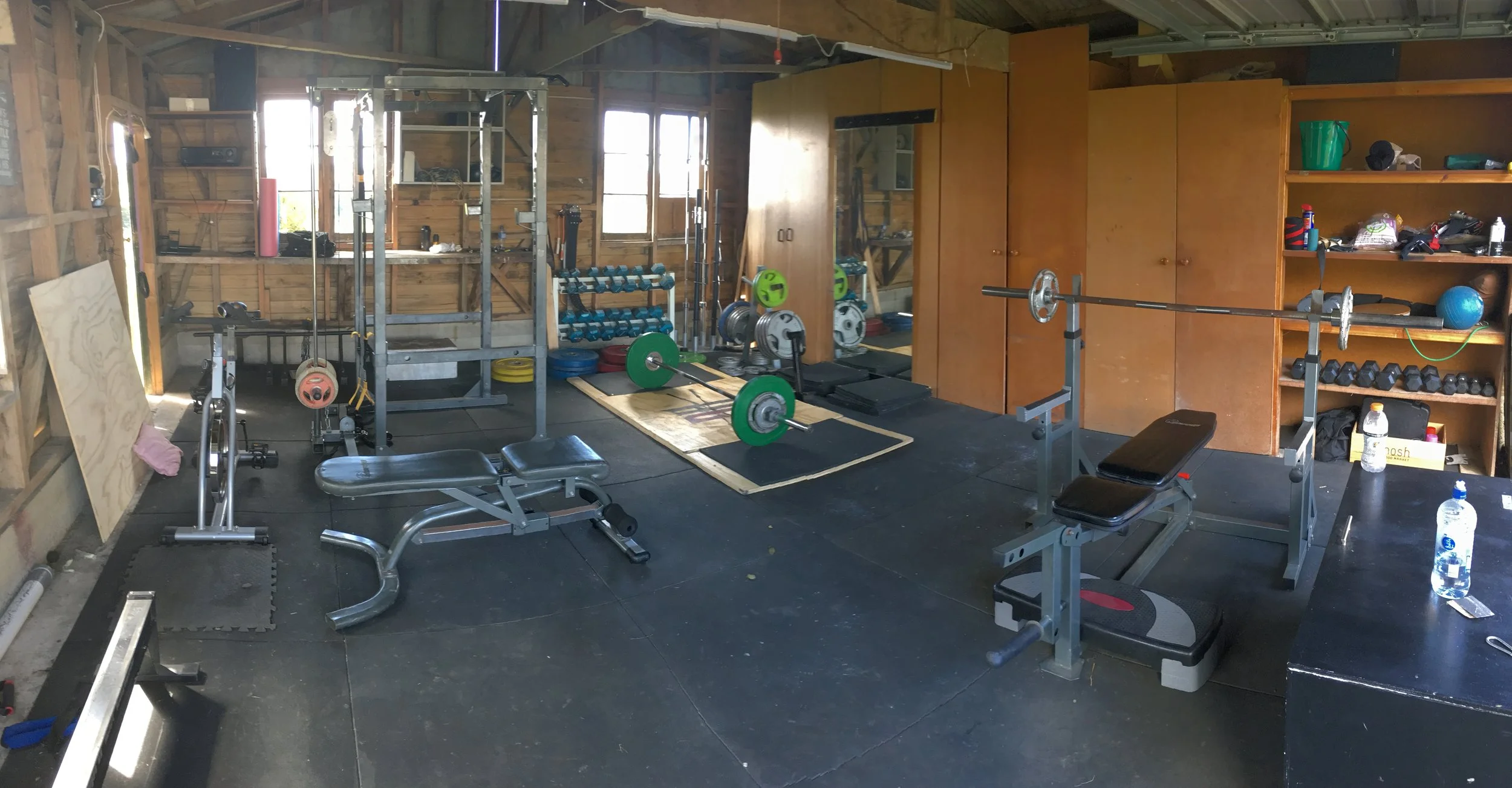 BUILDING A GARAGE GYM. Part 1. Getting in shape for less than $100 (4 week plan included)
