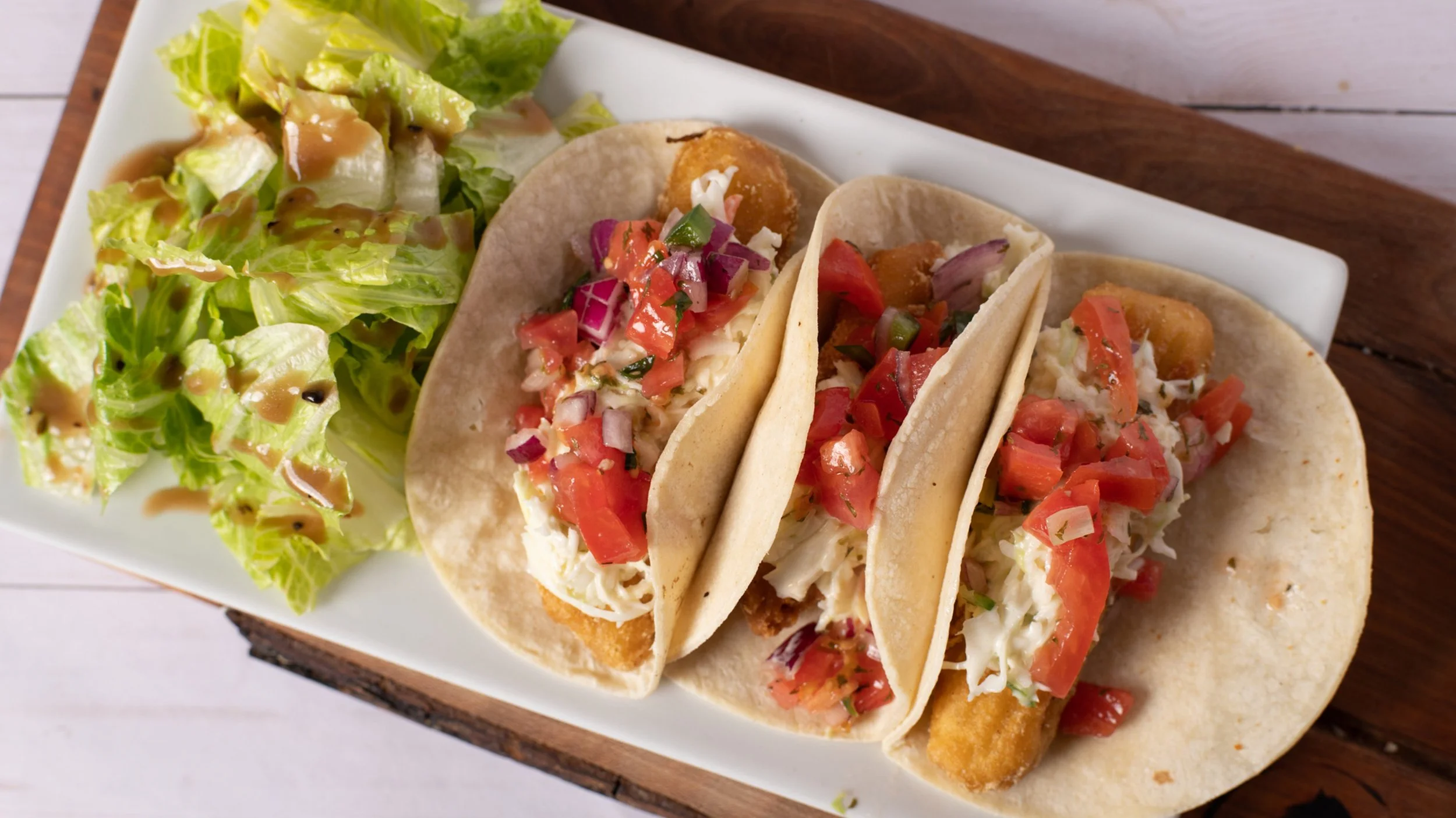 Fresh fish tacos